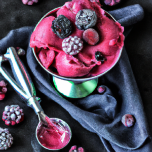 Beerenmix-Sorbet, Mixed berries sorbet